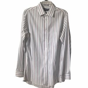 VAN HEUSEN MENS LONGSLEEVED STRIPED SHIRT SZ 16-35